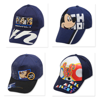 迪士尼儿童棒球帽男童，可调节米奇遮阳帽，中大童鸭舌帽户外帽子