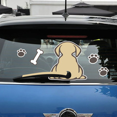 后窗汽车卡通搞笑装饰用品雨刮器