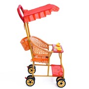 儿童车透气网塑料儿童手推车简易编织坐式仿藤椅1-3岁仿竹藤童椅
