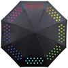 遇水变色伞 三折手开 彩色渐变雨滴变色伞艺术雨伞 变色伞定制