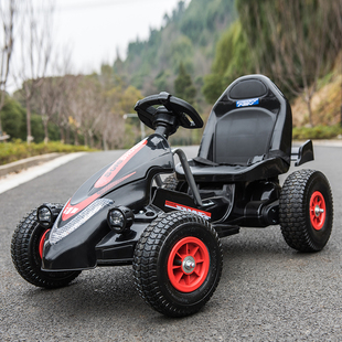 儿童电动车四轮卡丁车可坐男女宝宝，遥控玩具汽车充气轮小孩摩托车
