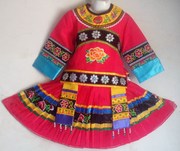 少数民族舞蹈演出服装/小女孩儿童舞台表演服装/瑶族苗族服装