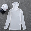 出口韩国高尔夫服装，防晒衣女运动骑行冰丝面罩，打底空调衫速干长袖