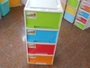 彩色创意单层塑料抽屉式收纳箱 衣物整理箱 杂物箱自由组合储物箱