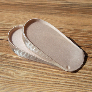 微瑕款自粘硅胶内增高鞋垫，男式女式舒适隐形半垫后跟垫增高垫