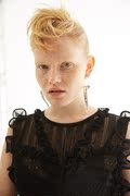 独立设计师品牌Lou de Nannan夏季黑色蕾丝针织修身包臀连衣裙