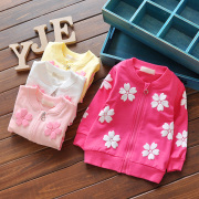 女宝宝秋装薄外套女童装长袖，开衫6个月0-1岁2岁半婴儿衣服春夏潮