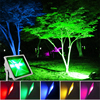 照树灯10W绿光LED投光灯高亮30W绿色射灯户外防水景观庭院红色蓝