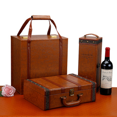 双支葡萄酒礼盒加宽手提红酒包装盒