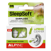 荷兰alpinesleep睡眠睡觉耳塞防噪音，防呼噜旅行降噪超柔软可水洗