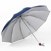 天堂伞33323E银胶三折十骨加大超强防紫外线遮阳伞可印刷LOGO