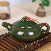 旅行家用七彩功夫茶具开片冰裂釉茶壶单壶创意时尚送礼 LOGO订制