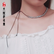 凡妮莎韩国进口时尚优雅奥地利水晶晚装礼服项链 颈链 毛衣链 B31