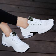 白色鬼步专用男女广场跳舞鞋软底男士健身鞋运动曳步舞蹈鞋鞋子黑