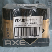 凌仕效应LYNX进口款AXE体香剂喷雾淡香氛古龙水吸引力整塑封套装
