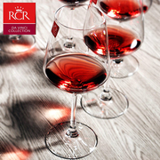 意大利进口rcr水晶红酒杯无铅玻璃杯，浪漫高脚杯菱形杯子家用酒杯