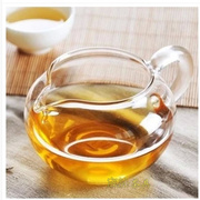 耐热玻璃苹果茶海公道杯 分茶器圆润透明玻璃茶具搭配花茶壶