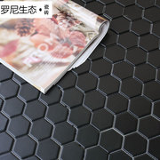 北欧马赛克瓷砖白色六角砖浴室瓷砖卫生间厨房墙砖客厅餐厅背景墙