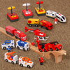 遥控电动火车头玩具兼容木质轨道brio勒酷米兔轨道磁性儿童玩具