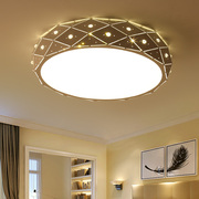 现代简约卧室灯浪漫温馨婚房灯具创意房间LED吸顶灯客厅圆形大气