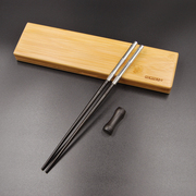 newrea新锐竹节乌木，筷子创意餐具竹文化套装机不可失