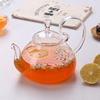 耐热玻璃花茶壶水果茶壶套装，整套透明玻璃泡，茶壶花茶茶具套装加热