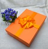 长方形礼物盒橙色超大号黑色礼盒婚纱盒粉色生日西装盒子