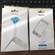 zupool触宝适用苹果iphone4s手机，高清磨砂防指纹，亮闪钻保护贴膜