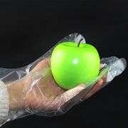 一次性塑料手套1000只装薄膜塑料食品级餐饮透明加厚料pe手套