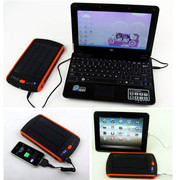 户外笔记本电脑太阳能充电宝，23000毫安大容量手机，平板充电器电池3