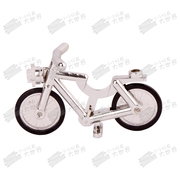 品高积木第三方MOC配件载具自行车电镀多色拼装人仔玩具兼容