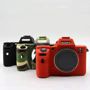 适用于 SONY索尼 微单相机包ZV1 ILCE A6300 硅胶套 A6000保护套 A5000 A5100 微单包 A7S2 M2 R2 A6500