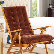 秋冬加厚金丝绒现代纯色时尚折叠椅老人椅沙发坐垫躺椅垫摇椅