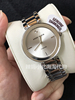 美国anneklein1363银色金属，表带水钻女士简约石英手表