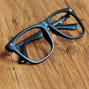 复古黑框眼镜框男女韩版无镜片大框眼镜架框架潮人平光镜