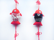 中国结鱼挂件春节年年有鱼手工壁挂鱼饰品吉祥挂件过节庆典送礼