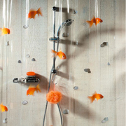 spirella卡通PEVA透明隔断帘欧式卫生间浴室浴帘防水加厚防霉