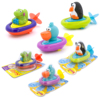 Sassy boat发条拉绳游泳 儿童戏水 鹦鹉 恐龙 企鹅 宝宝洗澡玩具