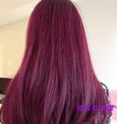 紫罗兰头发打蜡酸性，护理染发剂膏头发，指甲油紫色灰紫紫红色