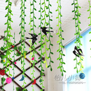 幼儿园春天柳条燕子主题空中吊挂饰，班级教室店铺环创装饰布置材料