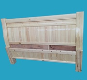 新经济型实木床双人床15 18米单人床12现代简约松木家具床品