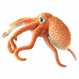 海洋大章鱼公仔八爪鱼毛绒，玩具抱枕海底动物，玩偶创意逼真礼物