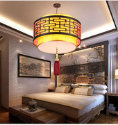 中式吊灯客厅餐厅羊皮灯，茶楼茶室仿古灯酒店包厢大厅工程灯具