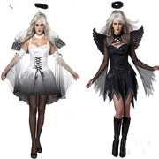 万圣节服装女成人化妆舞会 天使恶魔服装角色扮演cosplay演出服装