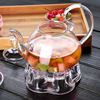 加厚耐热高温玻璃茶壶整套功夫过滤茶具套装泡水果红草花茶壶家用