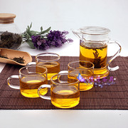 耐热玻璃茶具茶壶茶杯套装加厚耐高温过滤红茶泡，茶器简易泡茶杯