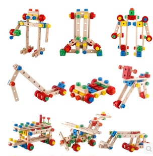 多功能百变益智螺母组合积木，拆装拼装玩具，儿童3-5-6-7岁以上