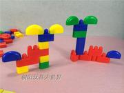 批幼儿园桌面玩具潜力，拼装水管积木塑料，拼插儿童益智玩具