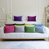 纯色天鹅绒抱枕靠垫欧式沙发，长方形靠枕床头，枕头大靠背套定制