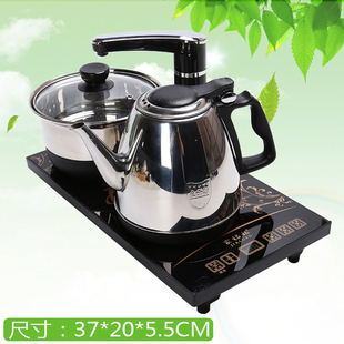 家禄福电磁茶炉自动上水，三合一快速电热炉食品级，不锈钢烧水壶茶具